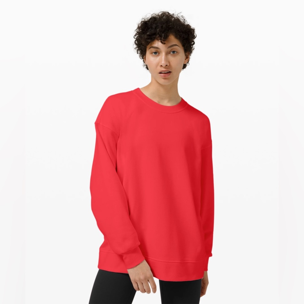 EUC - Sz 12 Lululemon *Perfectly Oversized Crew* sweatshirt